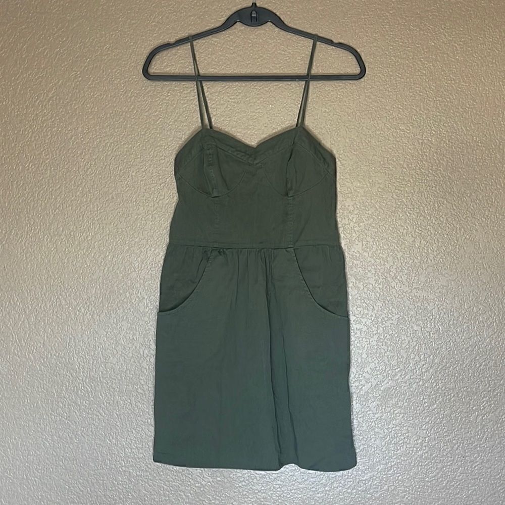 Mossimo army green dress size Small
